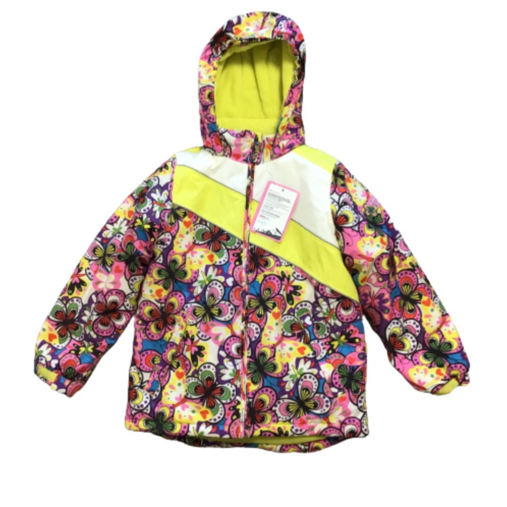 The Children’s Place Butterfly Hooded 3 in 1 Jacket Large NWT